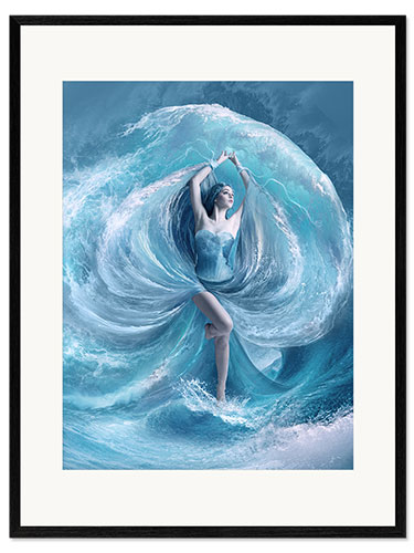 Gerahmter Kunstdruck Sea dress