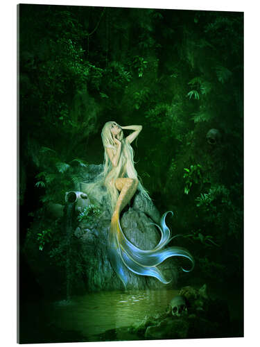 Acrylic print Mermaid's cave