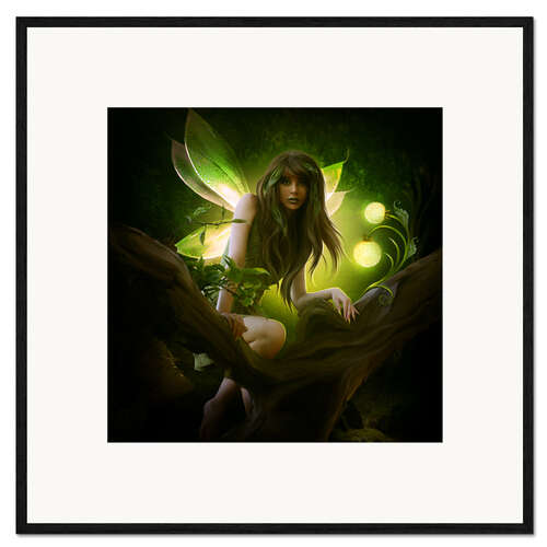Gerahmter Kunstdruck Wild nymph