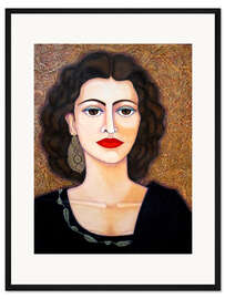 Gerahmter Kunstdruck Amalia Rodrigues
