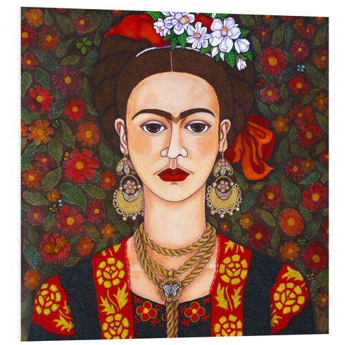 PVC-tavla Frida Kahlo Folklore