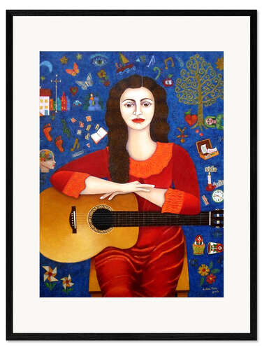 Framed art print Violeta Parra - Thanks to life