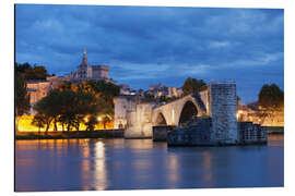 Alubild Pont Saint Benezet, Avignon, Südfrankreich