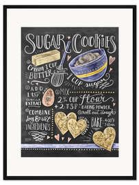 Gerahmter Kunstdruck Zuckerkekse Rezept (Englisch)