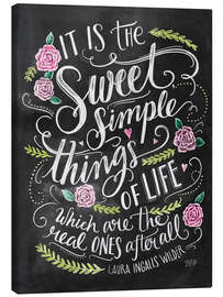 Canvas print The Sweet Simple Things