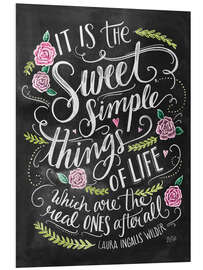 Foam board print The Sweet Simple Things