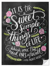 Selvklebende plakat The Sweet Simple Things