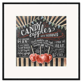 Kunsttryk i ramme Candy Apples opskrift (engelsk)