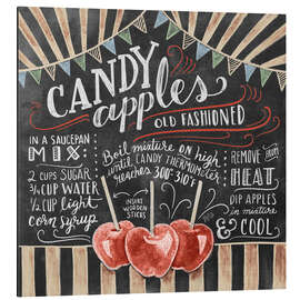 Magnettafel Kandierte Äpfel Rezept (Englisch)