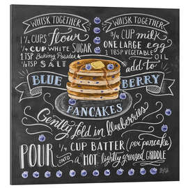 Gallery print Blueberry pancakes recipe