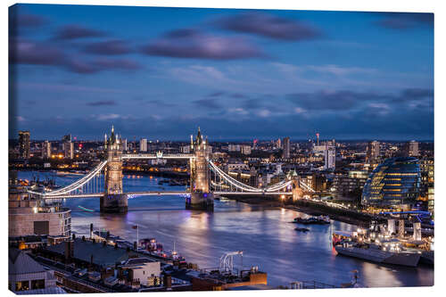 Canvas print Tower Bridge London Thames