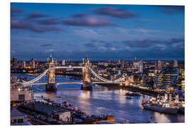 Foam board print Tower Bridge London Thames