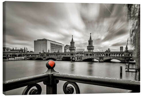 Tableau sur toile Un c?ur pour Berlin