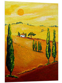 Bilde på skumplate Tuscany landscape 3