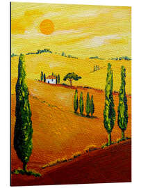 Magnettafel Toskanalandschaft 3