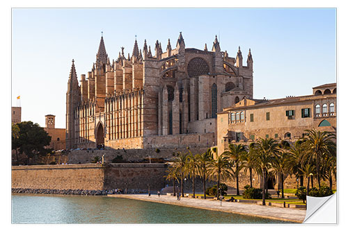 Selvklebende plakat Mallorca Cathedral