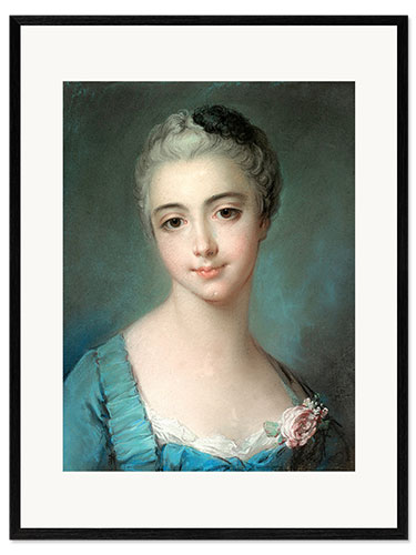 Framed art print Young woman