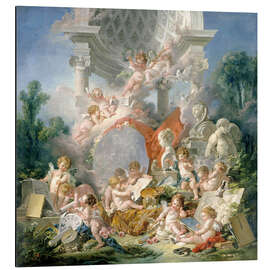 Magnettafel Die Künste, 1761