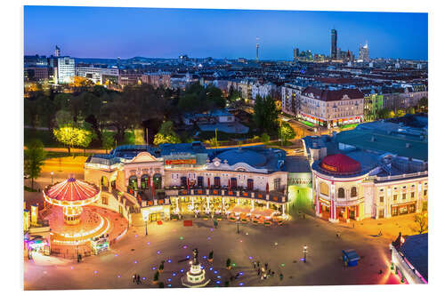 PVC print View from the Vienna Giant Ferris Wheel on the Prater