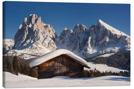 Canvas print Alps - Dolomites - Seiser Alm