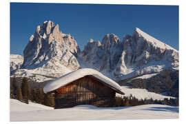 PVC print Alps - Dolomites - Seiser Alm