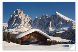 Wandsticker Alpen - Dolomiten - Seiser Alm