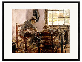 Framed art print Shoemaker's Workshop