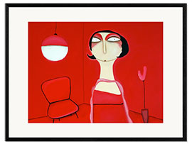 Framed art print Mrs Wosniak is Waiting in the Foyer