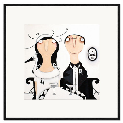 Framed art print Mrs Cuje-Bartsch With Mr Bartsch