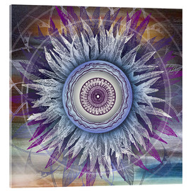 Quadro em acrílico  crown chakra - Brenda Erickson
