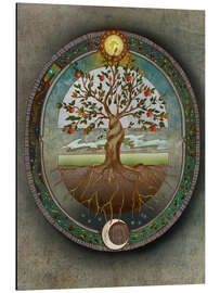 Magnettafel Orobouros - Baum des Lebens