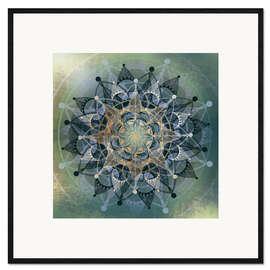 Framed art print Heart chakra