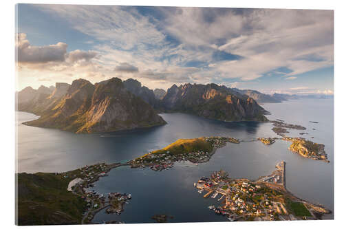 Stampa su vetro acrilico Norway - Lofoten - Pure