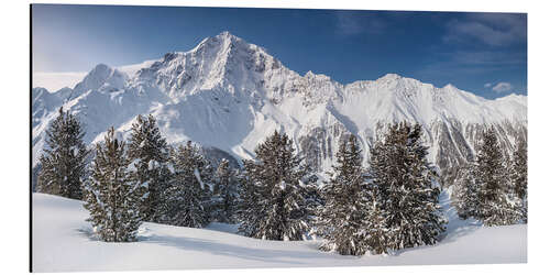 Aluminium print Alps - Italy - Otler Winter