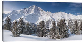 Canvas-taulu Alps - Italy - Otler Winter