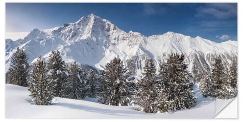 Adesivo murale Alps - Italy - Otler Winter