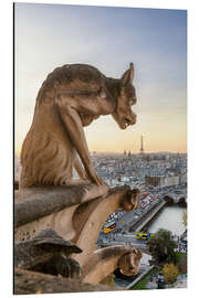 Alubild Wasserspeier der Kathedrale Notre-Dame de Paris - Matteo Colombo