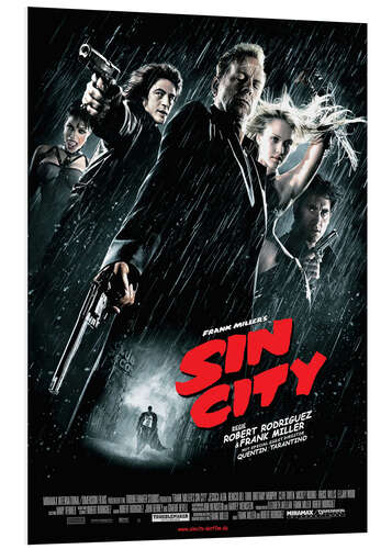 Foam board print Sin City