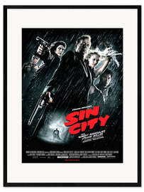 Impression artistique encadrée Sin City (anglais)
