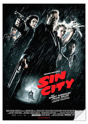 Självhäftande poster Sin City