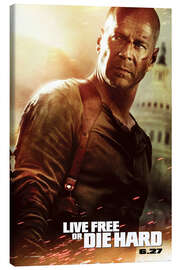 Leinwandbild Stirb langsam 4.0 (englisch) - Vintage Entertainment Collection