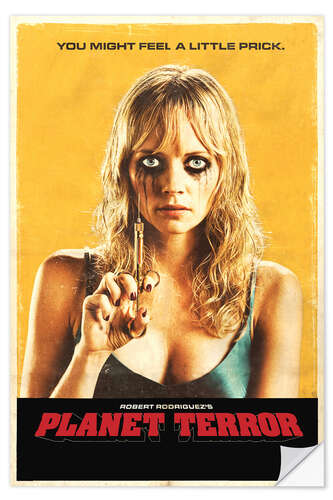 Selvklebende plakat Planet Terror