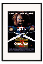 Gerahmter Kunstdruck Chucky 2 – Die Mörderpuppe ist wieder da (englisch)