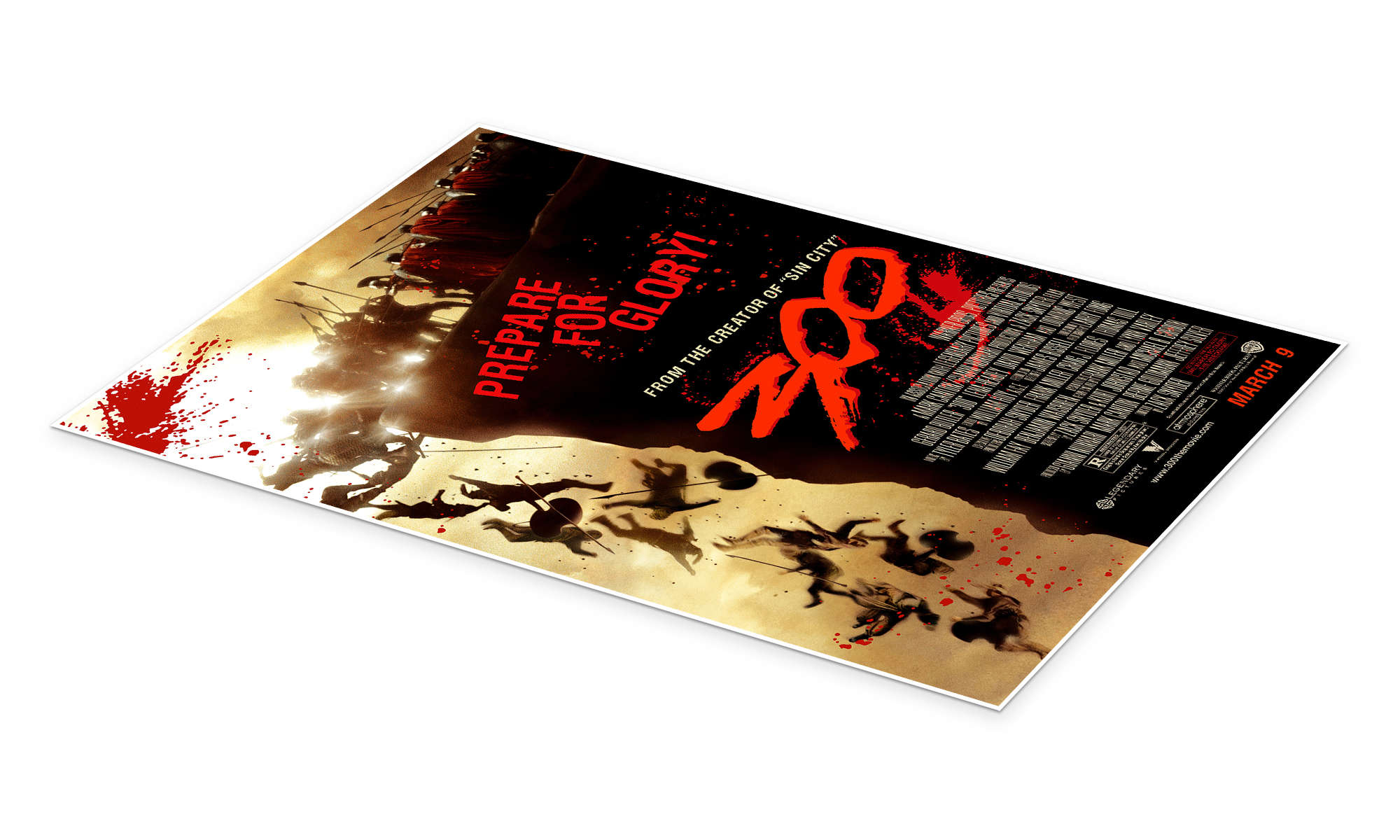 300 print by Vintage Entertainment Collection | Posterlounge