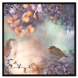 Gerahmter Kunstdruck Hydrangea fantasy