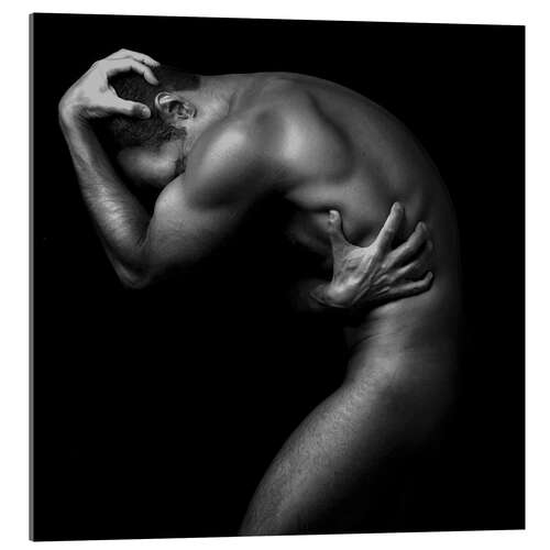 Acrylic print bending nude