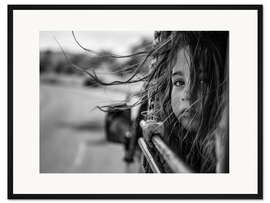 Gerahmter Kunstdruck Weit weg von zuhause