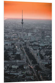 Foam board print Berlin TV Tower