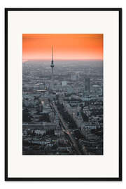 Gerahmter Kunstdruck Berliner Fernsehturm
