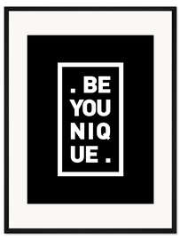 Gerahmter Kunstdruck Be younique